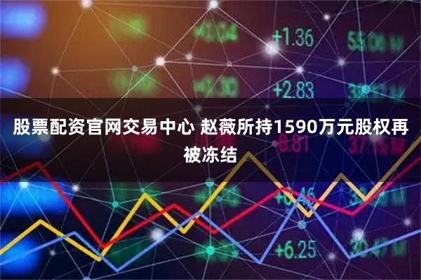 股票配资官网交易中心 赵薇所持1590万元股权再被冻结